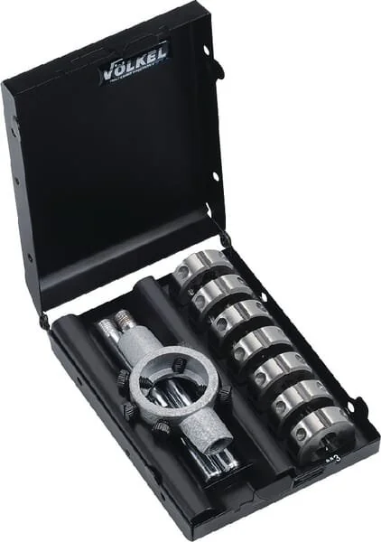 Völkel - 49525 - Thread Cutting Set, 8 Pieces