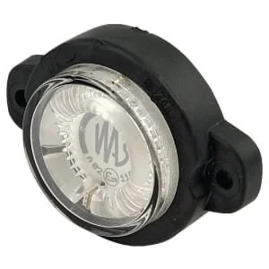 Waś - 14003000451 - Marker Light LED, Lemon, 12/, White/Transparent, Bolt On, 80x60mm