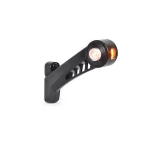 Waś - 1400300567P - Marker Light RH LED, Round, 12/, Amber/Red/White, Bolt On, 180x161mm