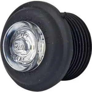 Waś - 1400300668 - Marker Light LED, Round, 12/, Transparent, Bolt On