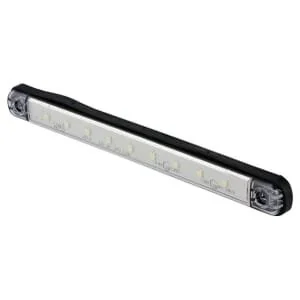Waś - 1400300719 - Marker Light LED, Rectangular, 12/, White, Bolt On, 238x20mm