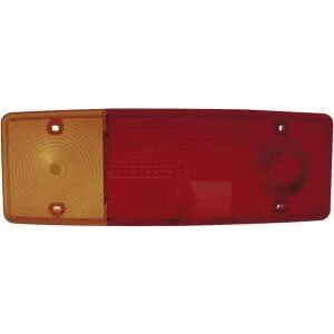 Waś - 1400680715 - Light Lens, Amber/Red 284x102mm Rear/Left Was