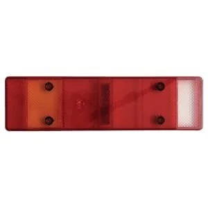 Waś - 1400680725 - Light Lens, Red/Transparent/Amber 465x130mm Rear/Right