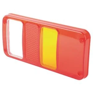 Waś - 14006807720 - Light Lens, Amber/Red/White 229x110mm Rear/Right Was
