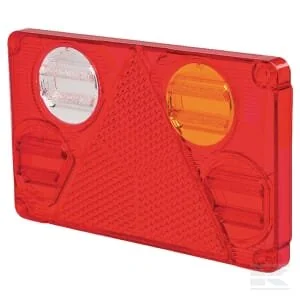Waś - 1400681390 - Light Lens, Amber/Red/White 232x142mm Rear/Right