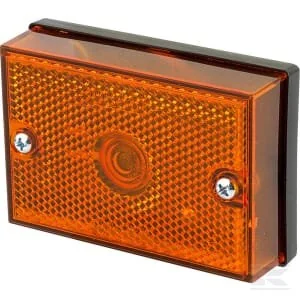 Waś - 1400690430 - Marker Light, Rectangular, Amber, Bolt On, Was