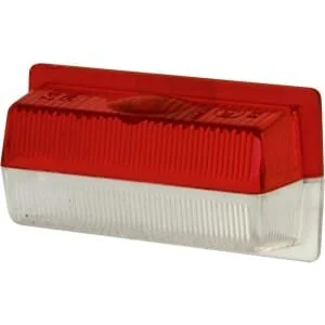 Waś - 1400698145 - Light Lens, Red/White 95x49mm LH/RH Was