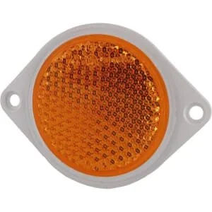 Waś - 1415000022 - Round Orange Screw-Fastened Reflector