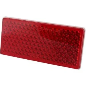 Waś - 1415000201 - Rectangular Reflex Adhesive Red