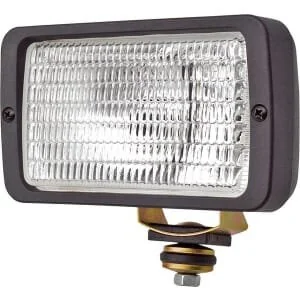 Wesem - 1400630060 - Work Light Halogen, Rectangular, Transparent, Bolt On, 156x117mm