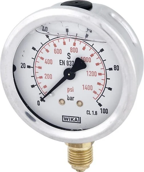 Wika - B711W100100D - Pressure Gauge