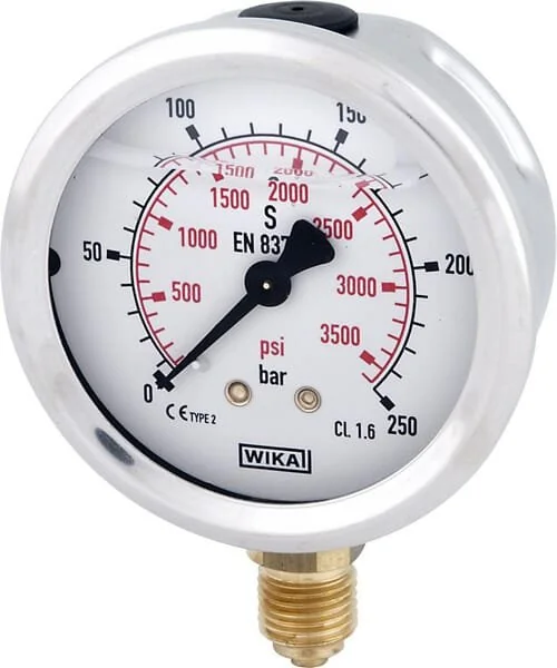 Wika - B711W100250D - Pressure Gauge