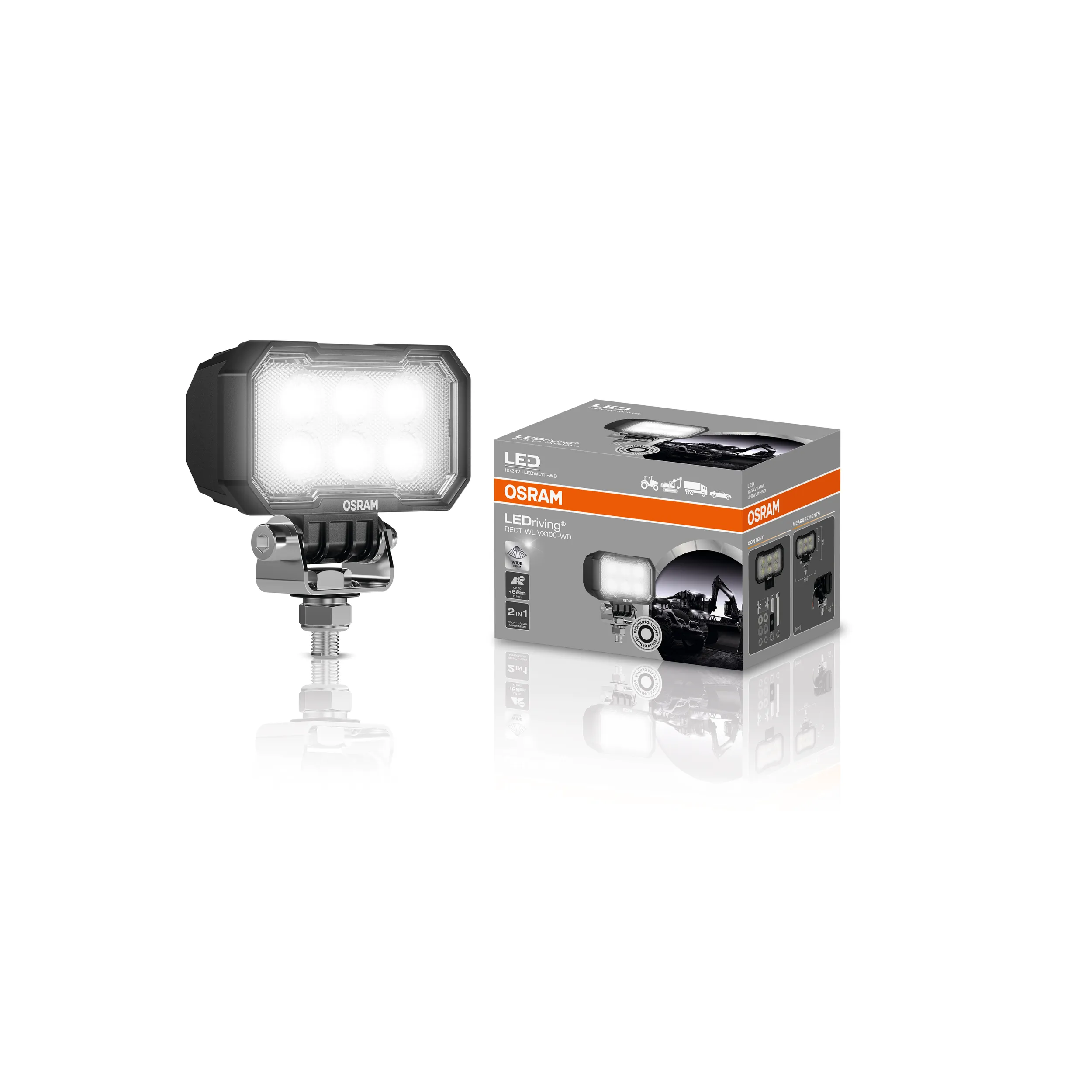Osram - LEDWL111-WD - LEDriving® Rect WL VX100-WD 