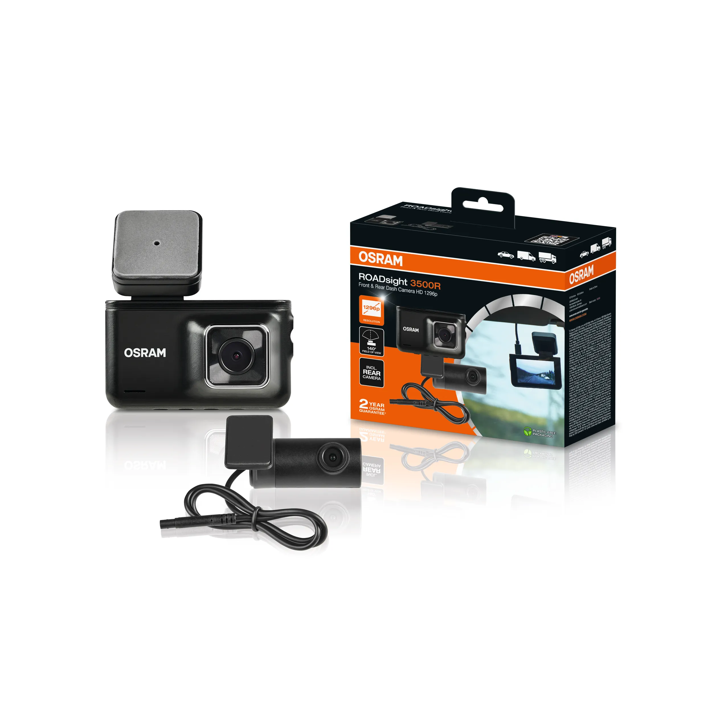 Osram - ODC3500R - Roadsight 3500R Front & Rear Dash Camera