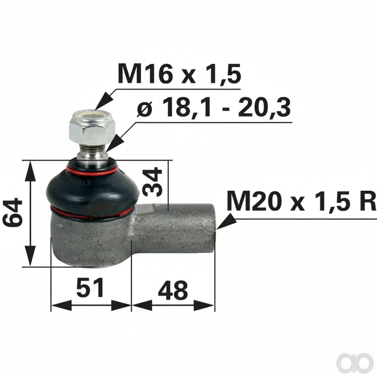 Prillinger-00110309 - Ball joint replacement for IHC 3 (00110309)