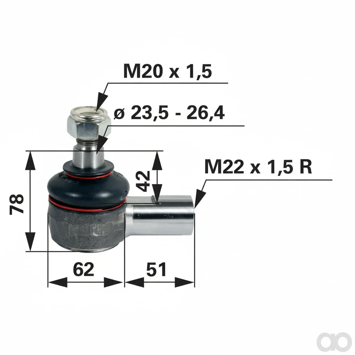 Prillinger-00110349 - Ball joint replacement for MF 34 (00110349)