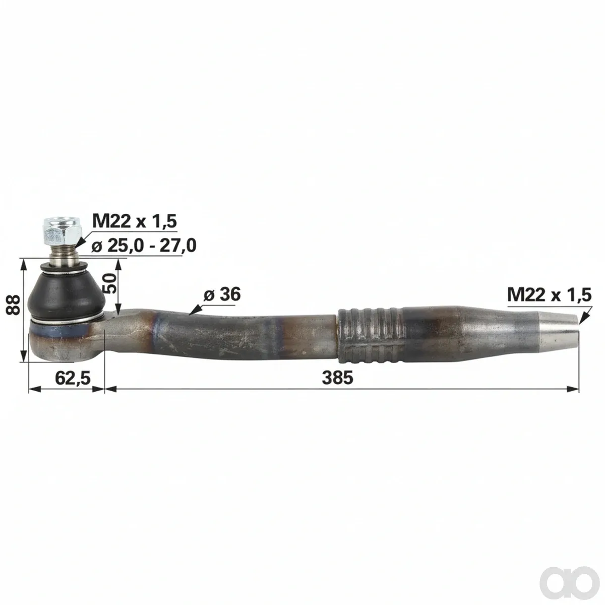 Prillinger-00110596 - Ball Joint M22X1.5 Internal Thread (00110596)