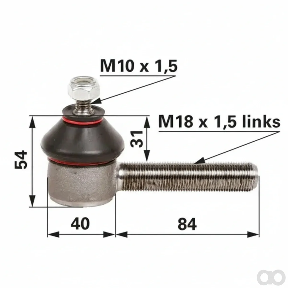 Prillinger-00110670 - Ball Joint M18X1.5 Left (00110670)