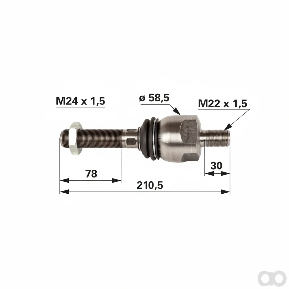 Prillinger-00110717 - Axial Joint M24 X 1.5 / M22 X (00110717)