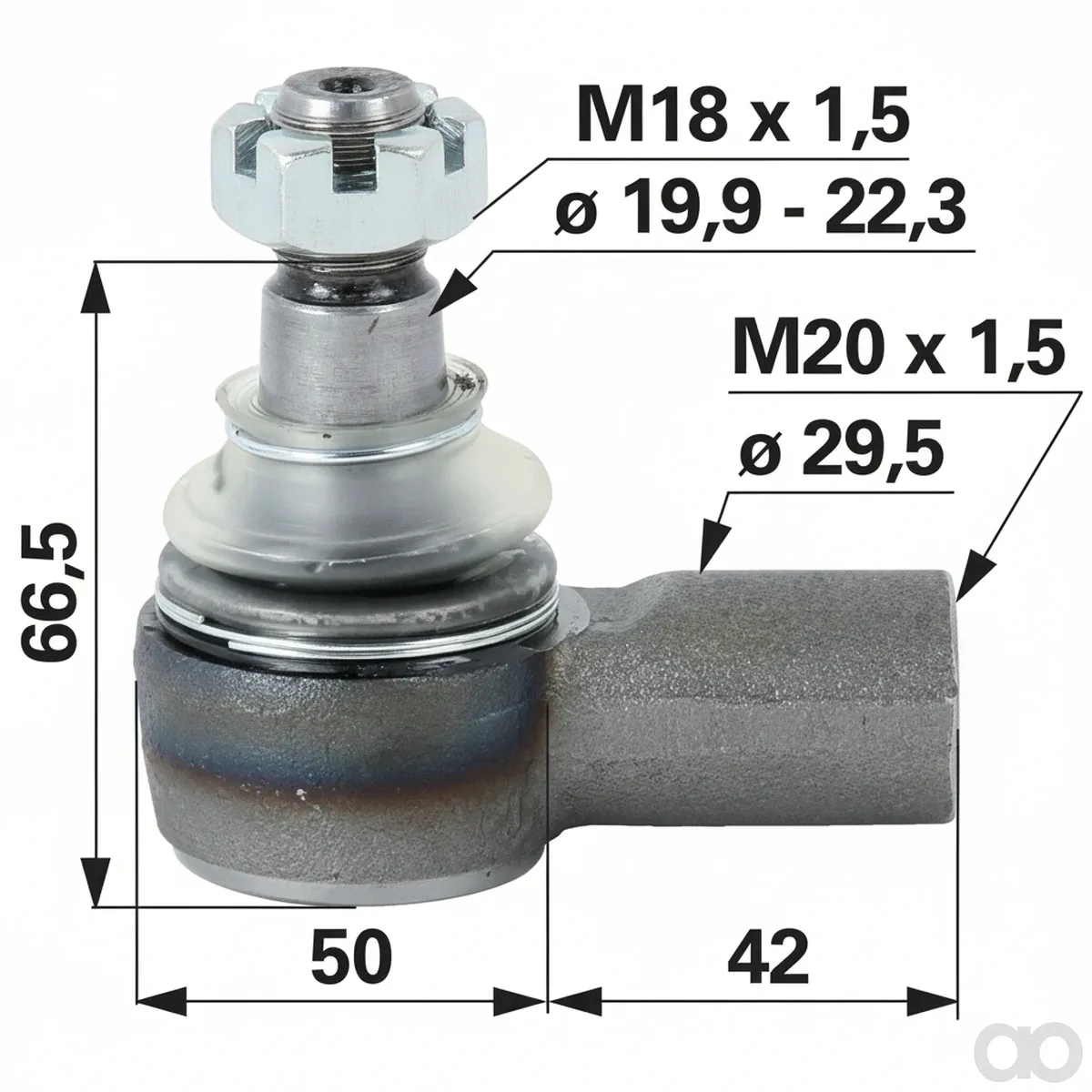 Prillinger-00111507 - Ball joint M20X1.5 mm internal (00111507)