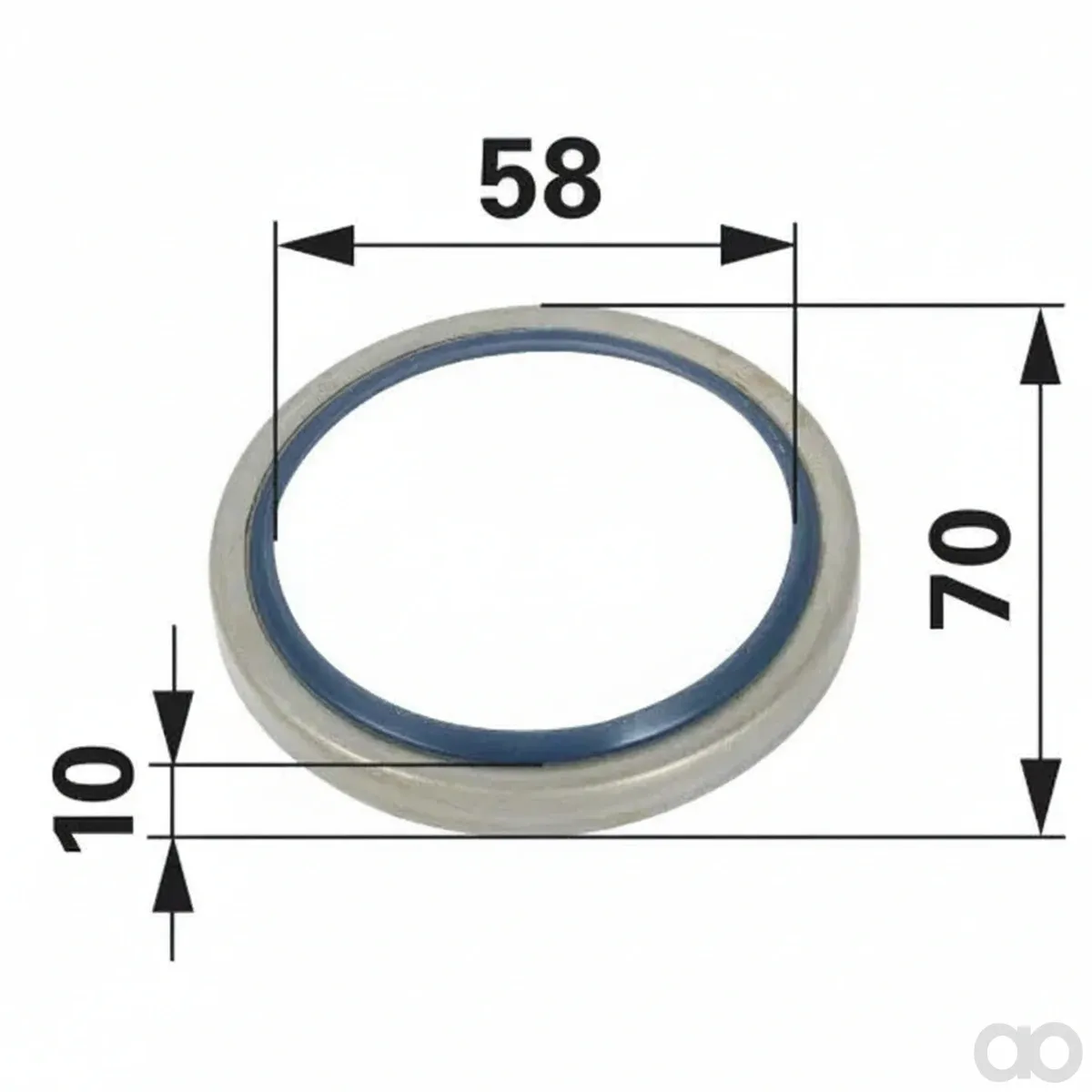 Prillinger-00112075 - Seal 56X70X8/10 mm (00112075)