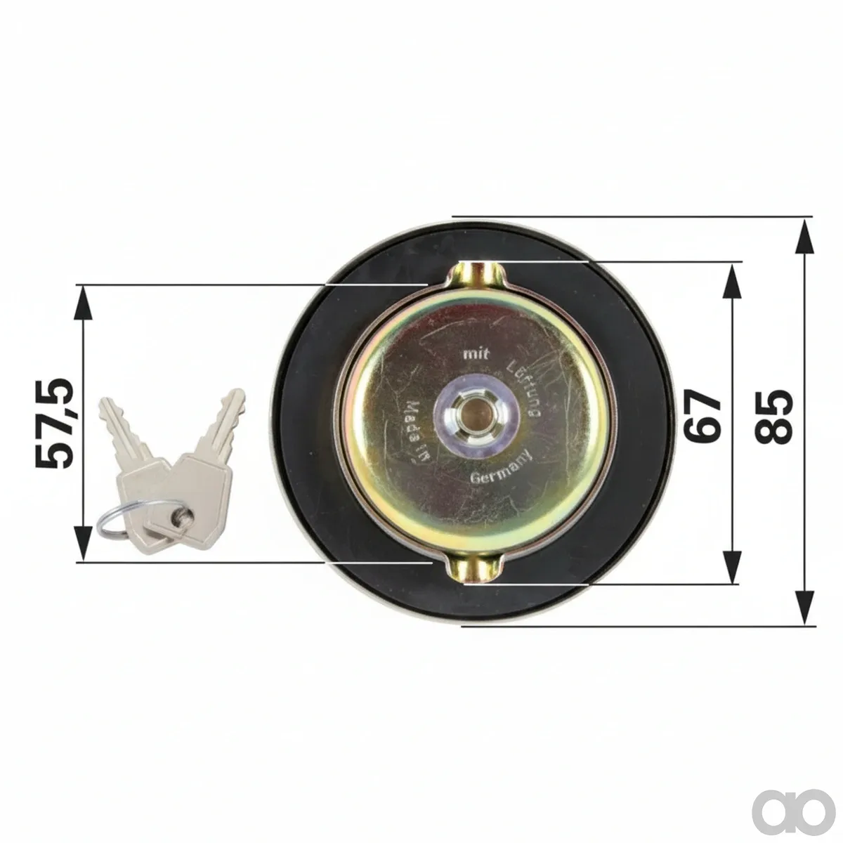 Prillinger-00113112 - Lockable Tank Cap (00113112)