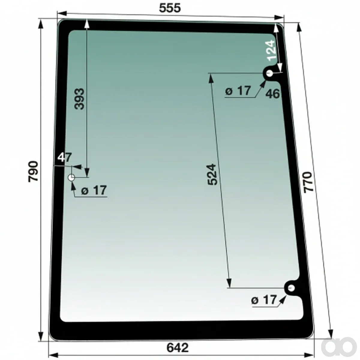 Prillinger-00114428 - Side Window Left (00114428)
