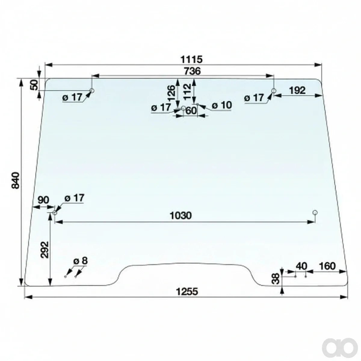 Prillinger-00114711 - Windshield Openable Color (00114711)