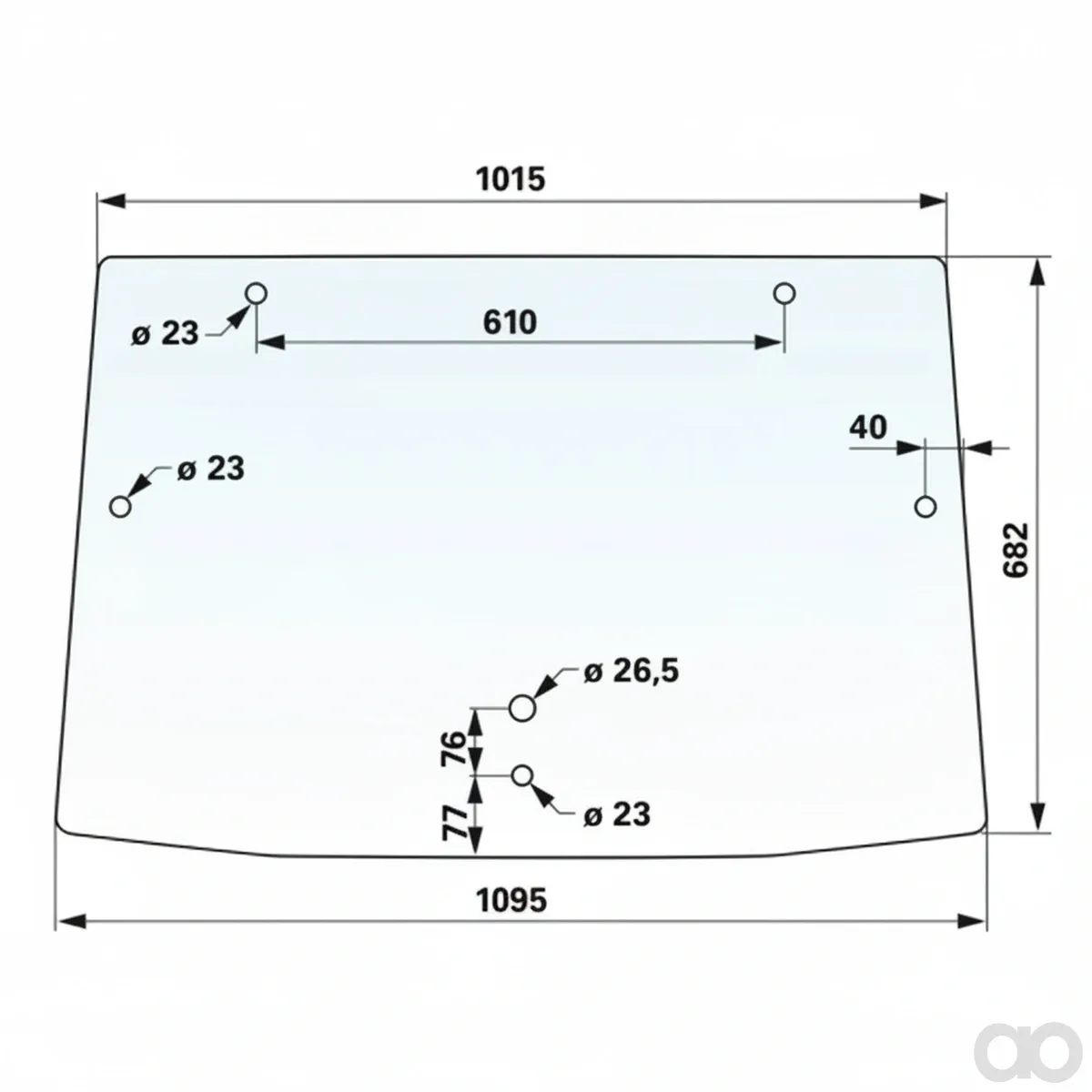 Prillinger-00114821 - Windshield Clear (00114821)