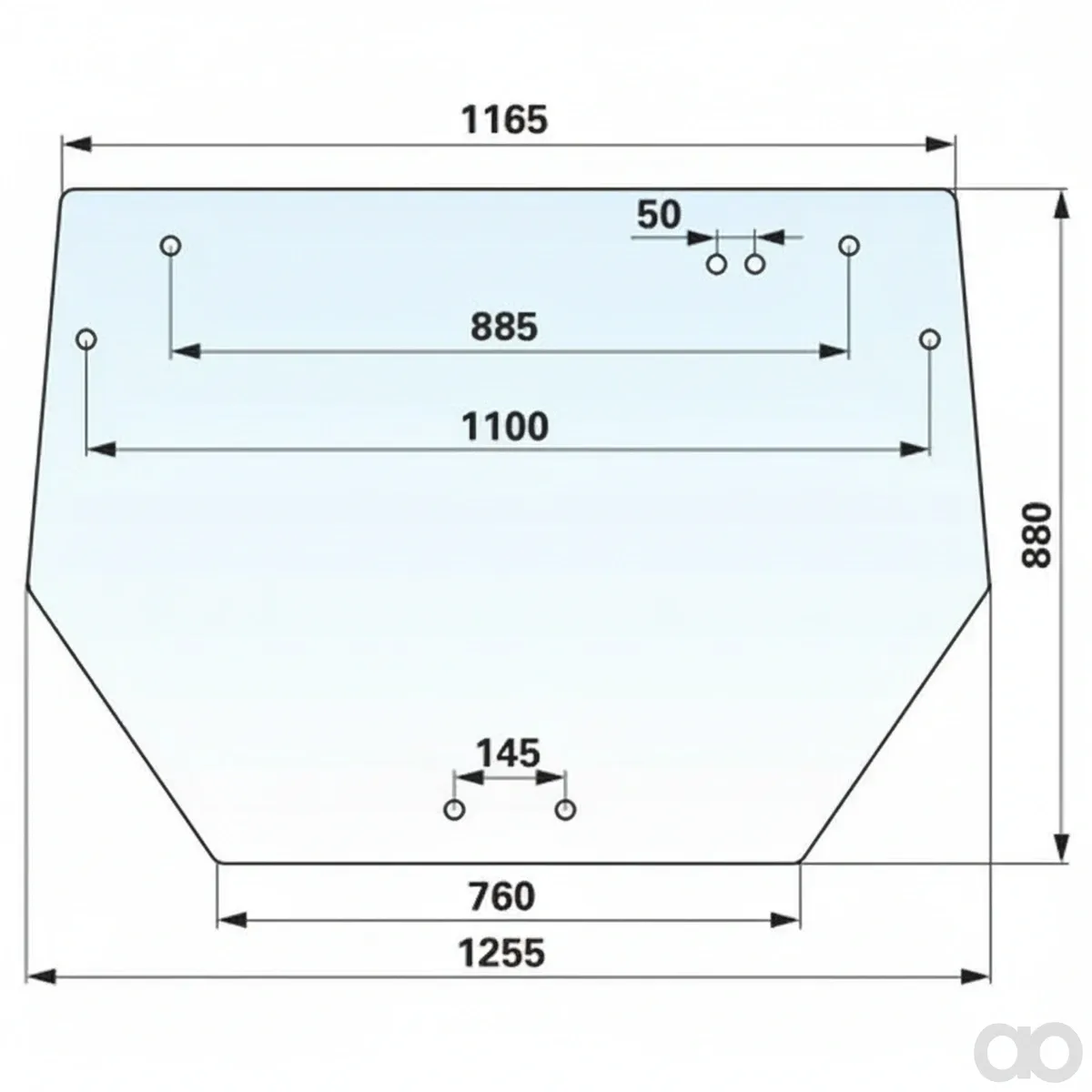 Prillinger-00115105 - Rear Window Color Clear Instead (00115105)