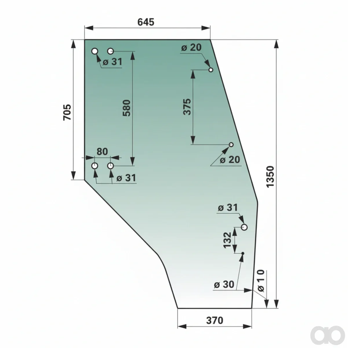 Prillinger-00115111 - Door Window Right Instead Of (00115111)