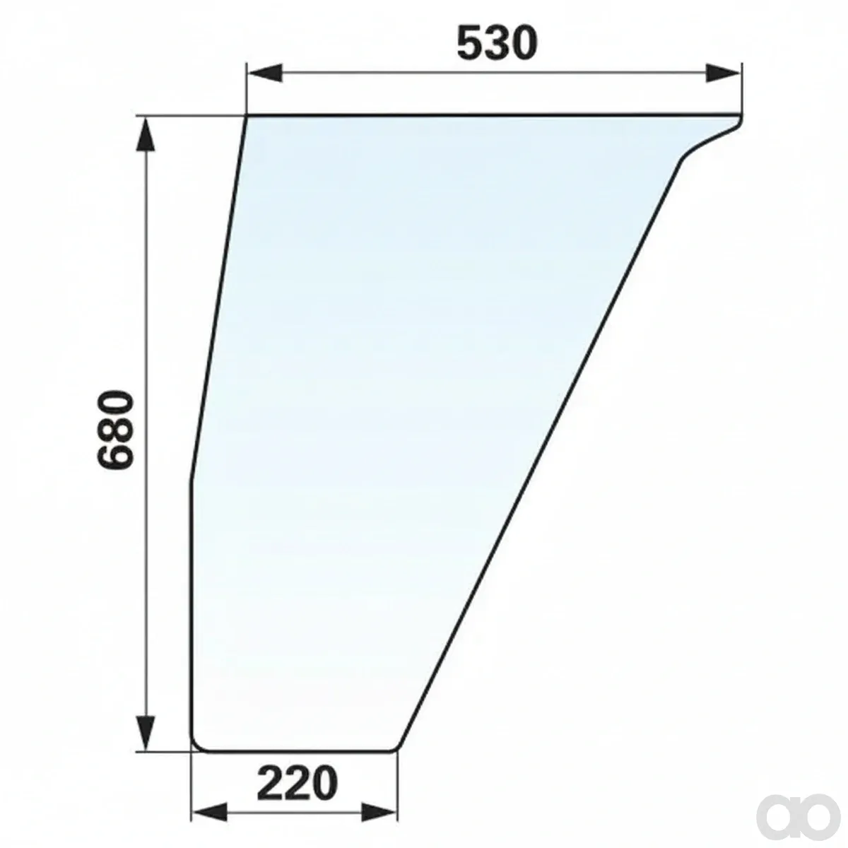 Prillinger-00115151 - Door Window Bottom Color Clear Instead (00115151)