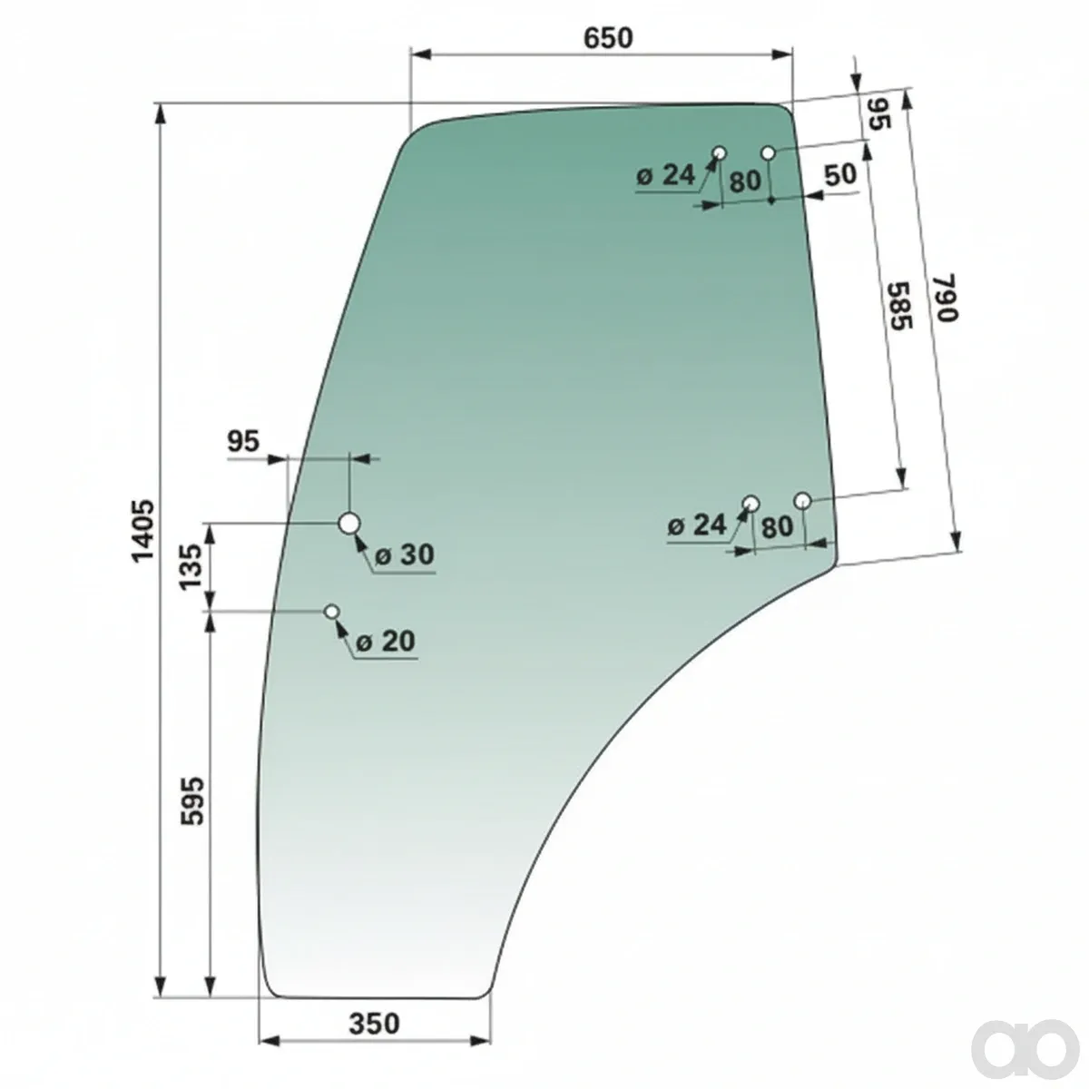 Prillinger-00115155 - Door Window Left Instead Of (00115155)