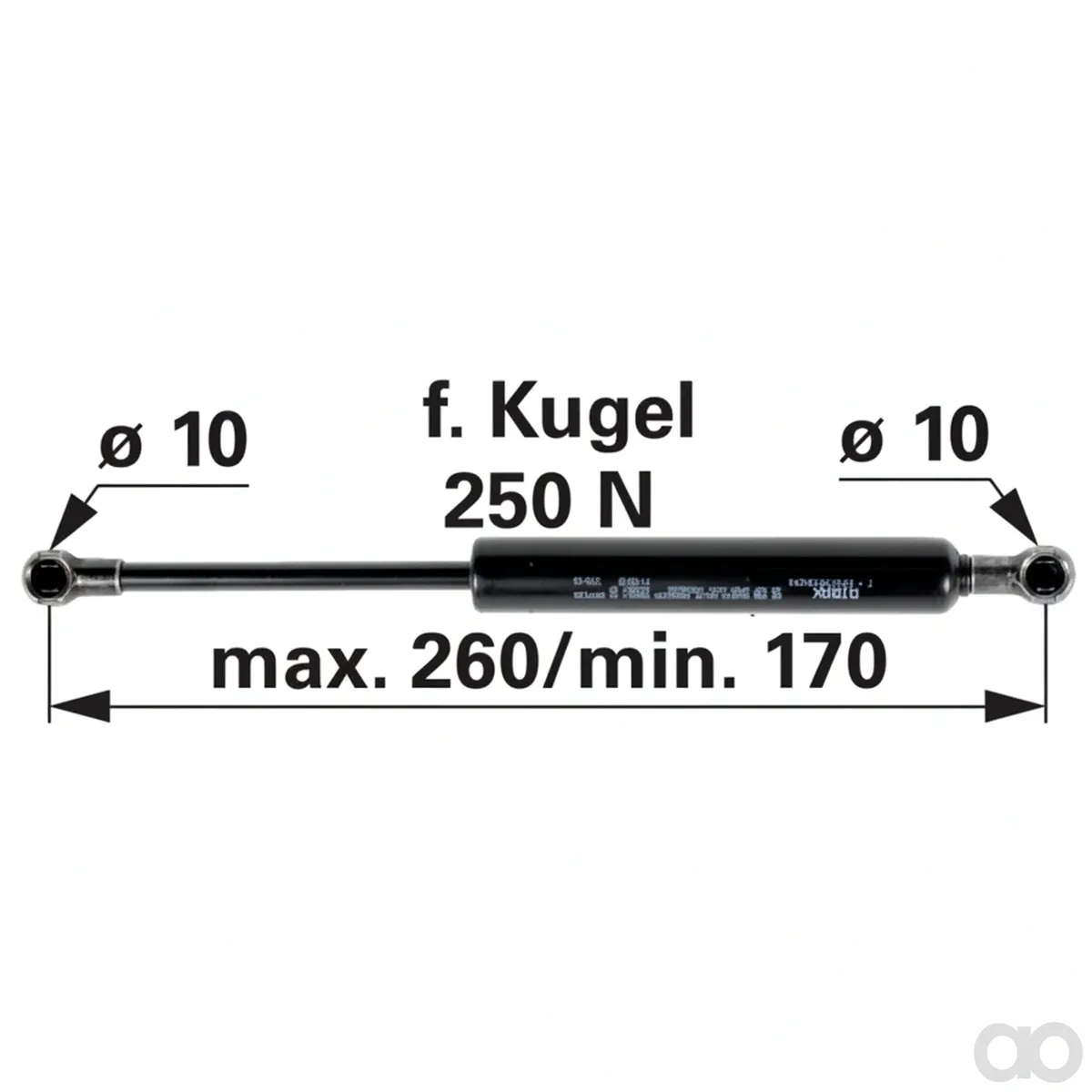 Prillinger-00115202 - Gas Spring For Door To John Deere (00115202)