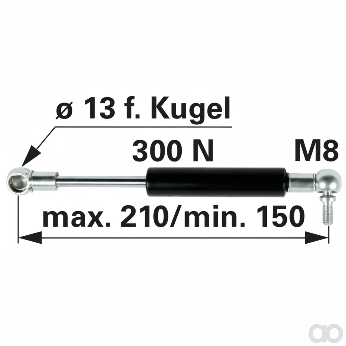 Prillinger-00115319 - Gas Spring For Door To Ford (00115319)