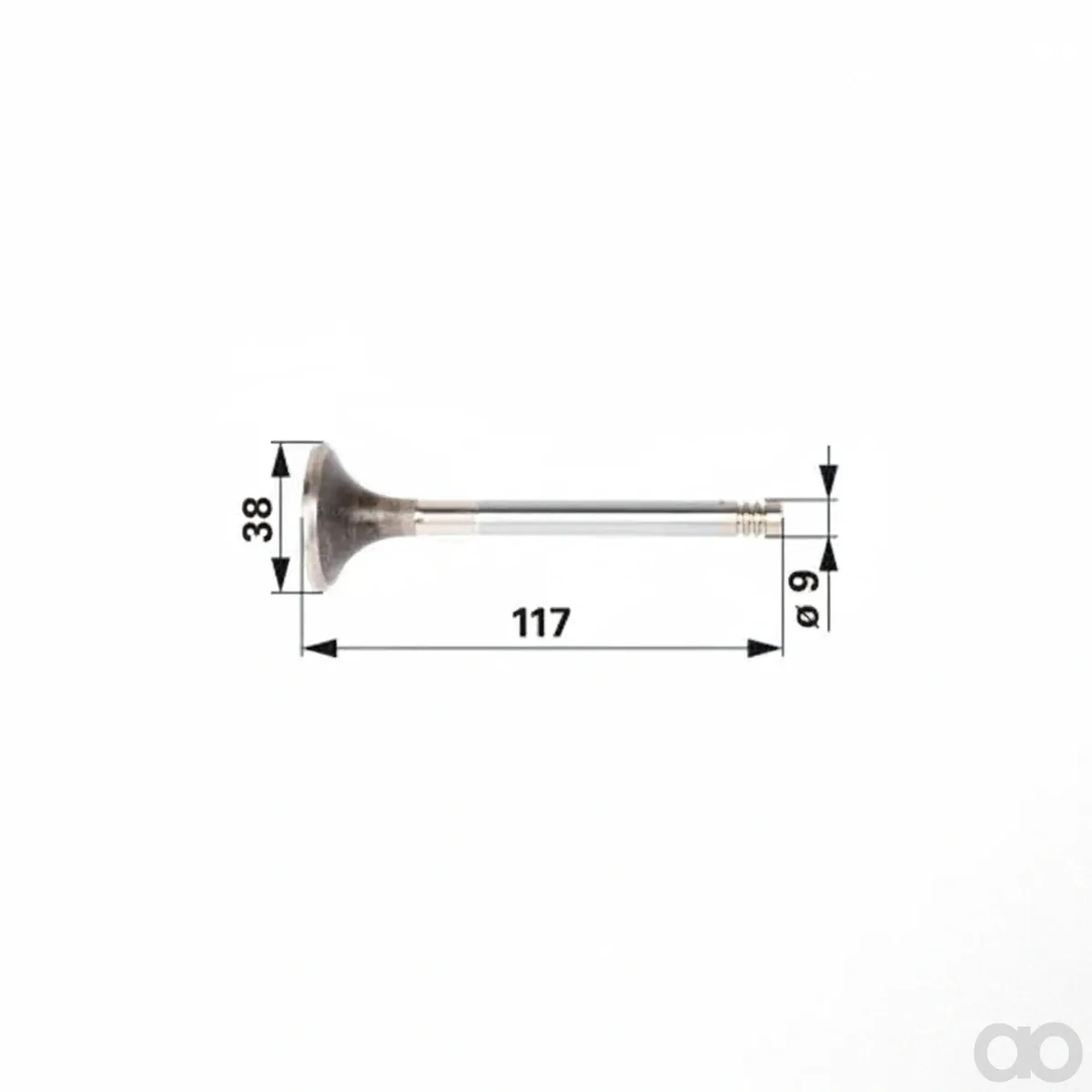 Prillinger-00121521 - Exhaust Valve 45 Degrees, Fits (00121521)