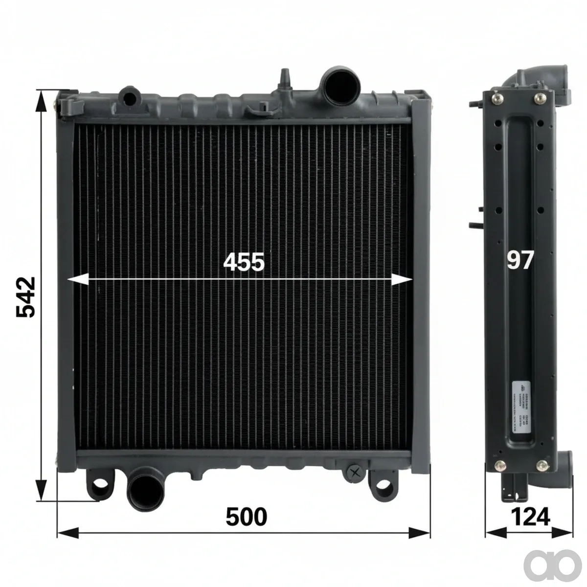 Prillinger-00129217 - Radiator To John Deere (00129217)