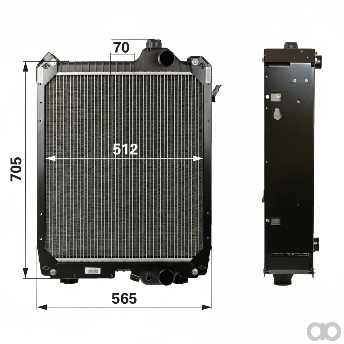 Prillinger-00129437 - Radiator Replacement for CNH 844851 (00129437)