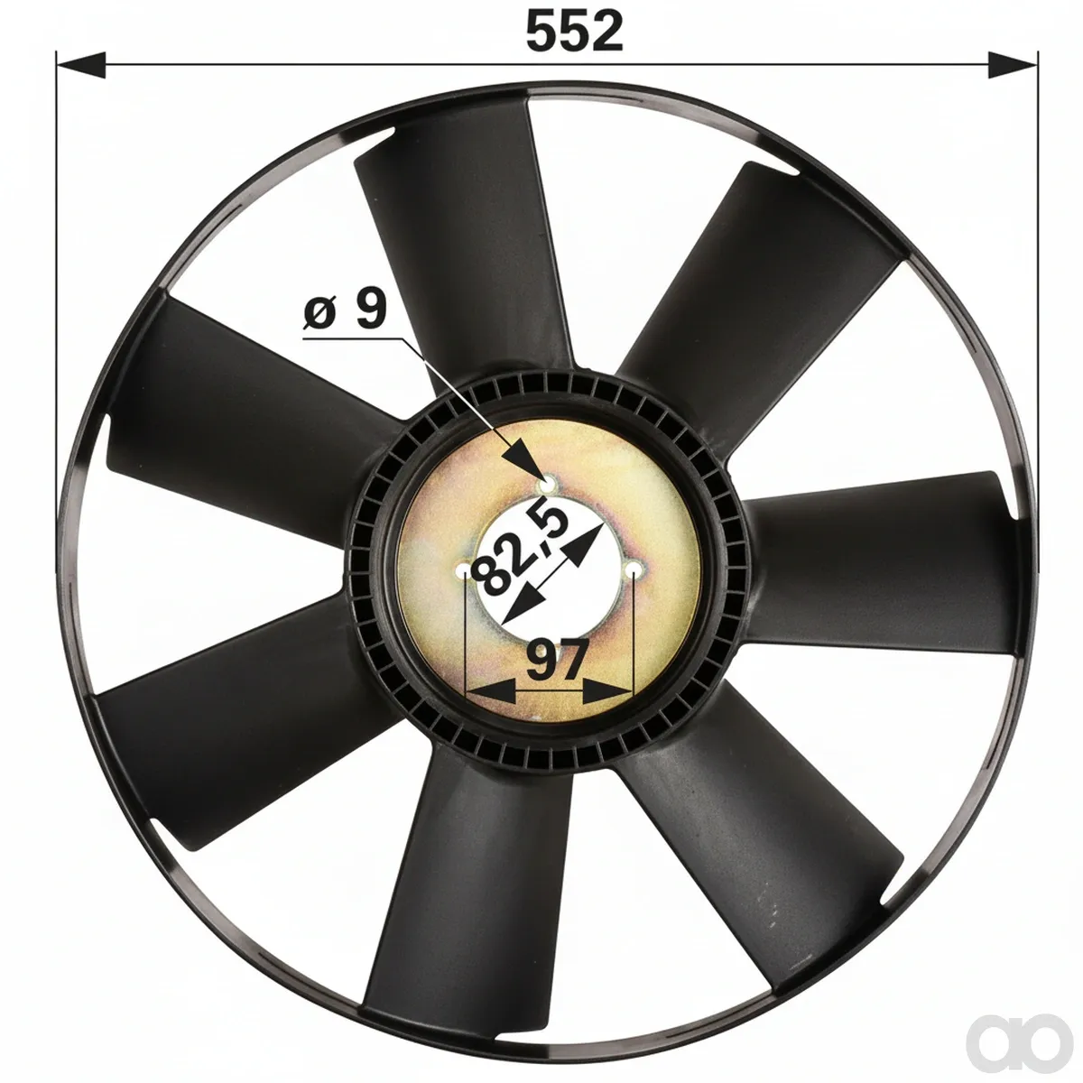 Prillinger-00129856 - Fan Blade Replacement for Fendt (00129856)