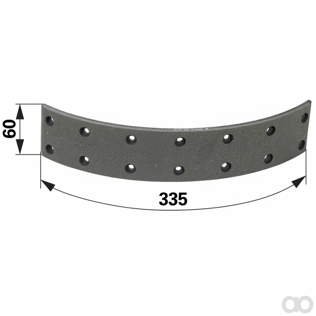 Prillinger-00145858 - Brake Lining 335X60X7 Mm For Deut (00145858)