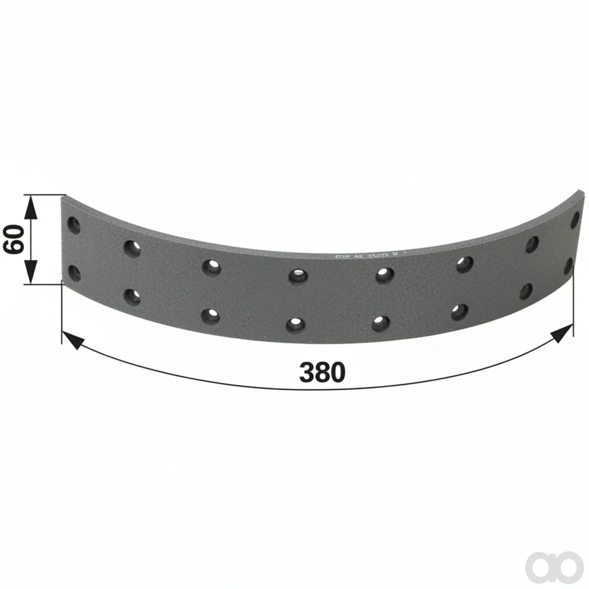 Prillinger-00145859 - Brake Lining 380X60X7 Mm For Deut (00145859)