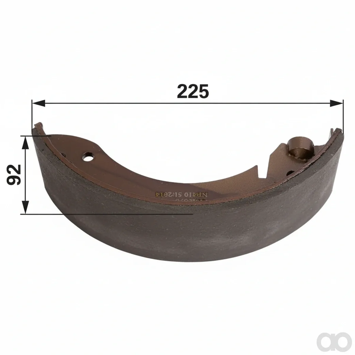 Prillinger-00145875 - Brake Shoe 250X60 Mm For Deutz (00145875)