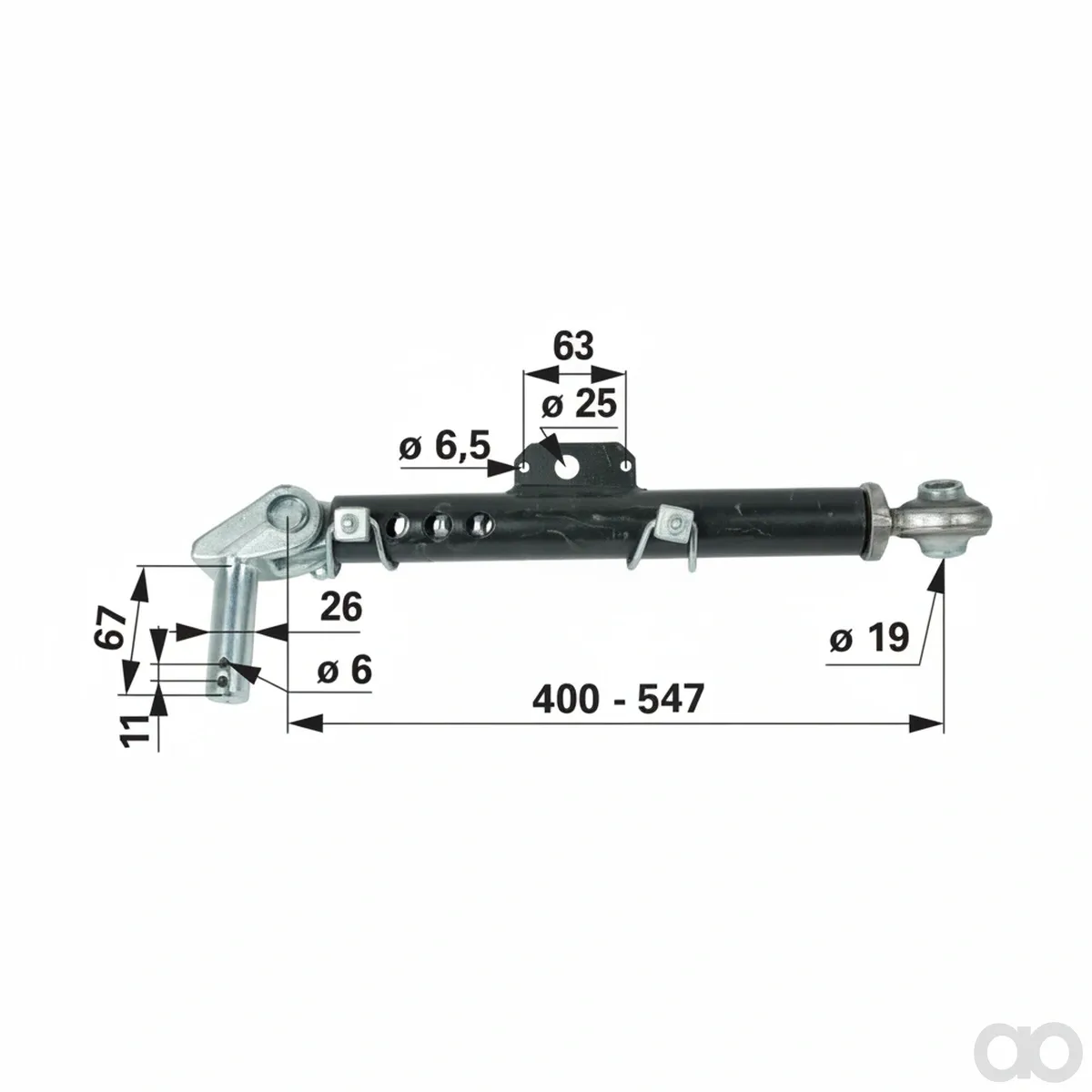 Prillinger-00164109 - Stabilizer 400-547mm adjustable (00164109)