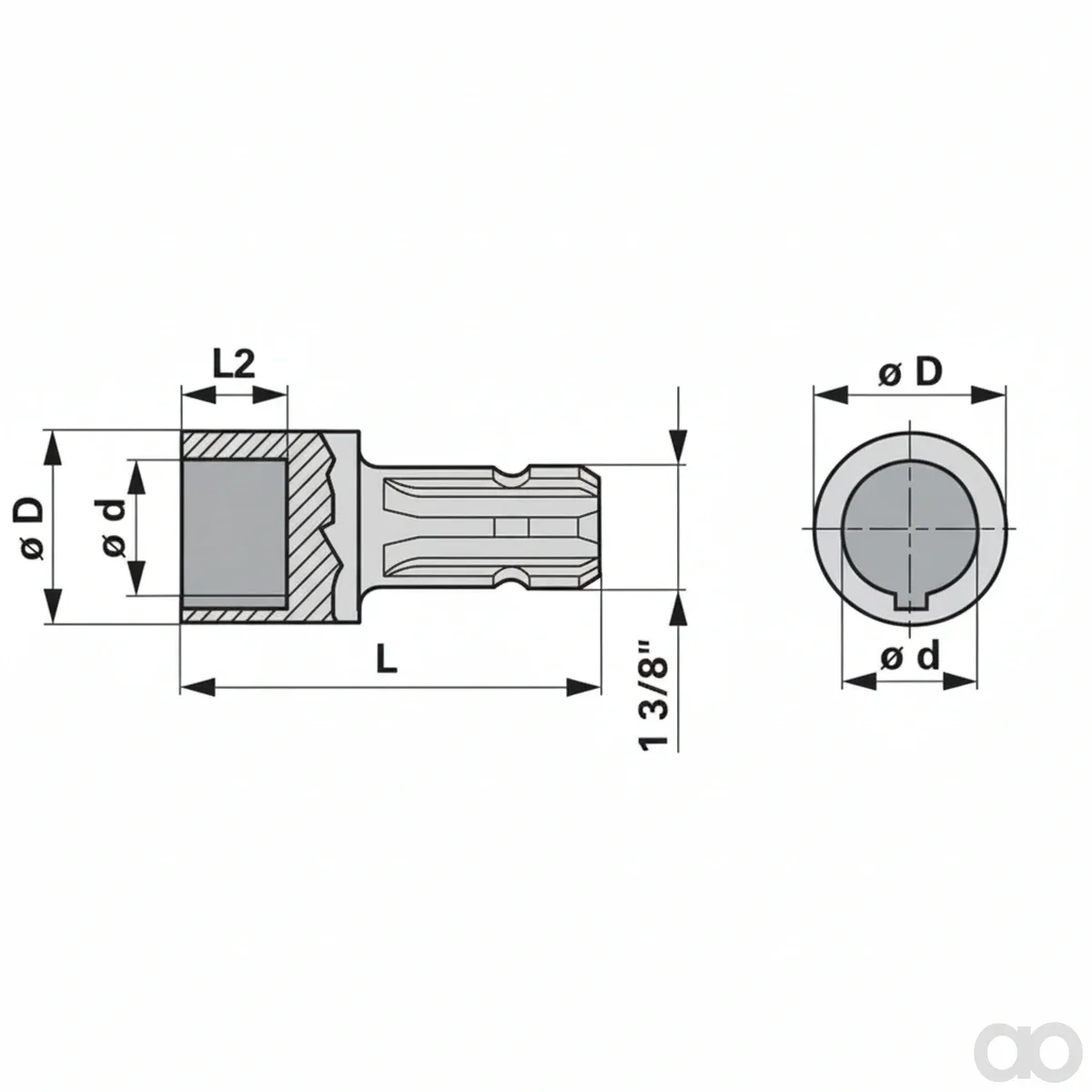 Prillinger-00176215 - Extension with round hole U (00176215)