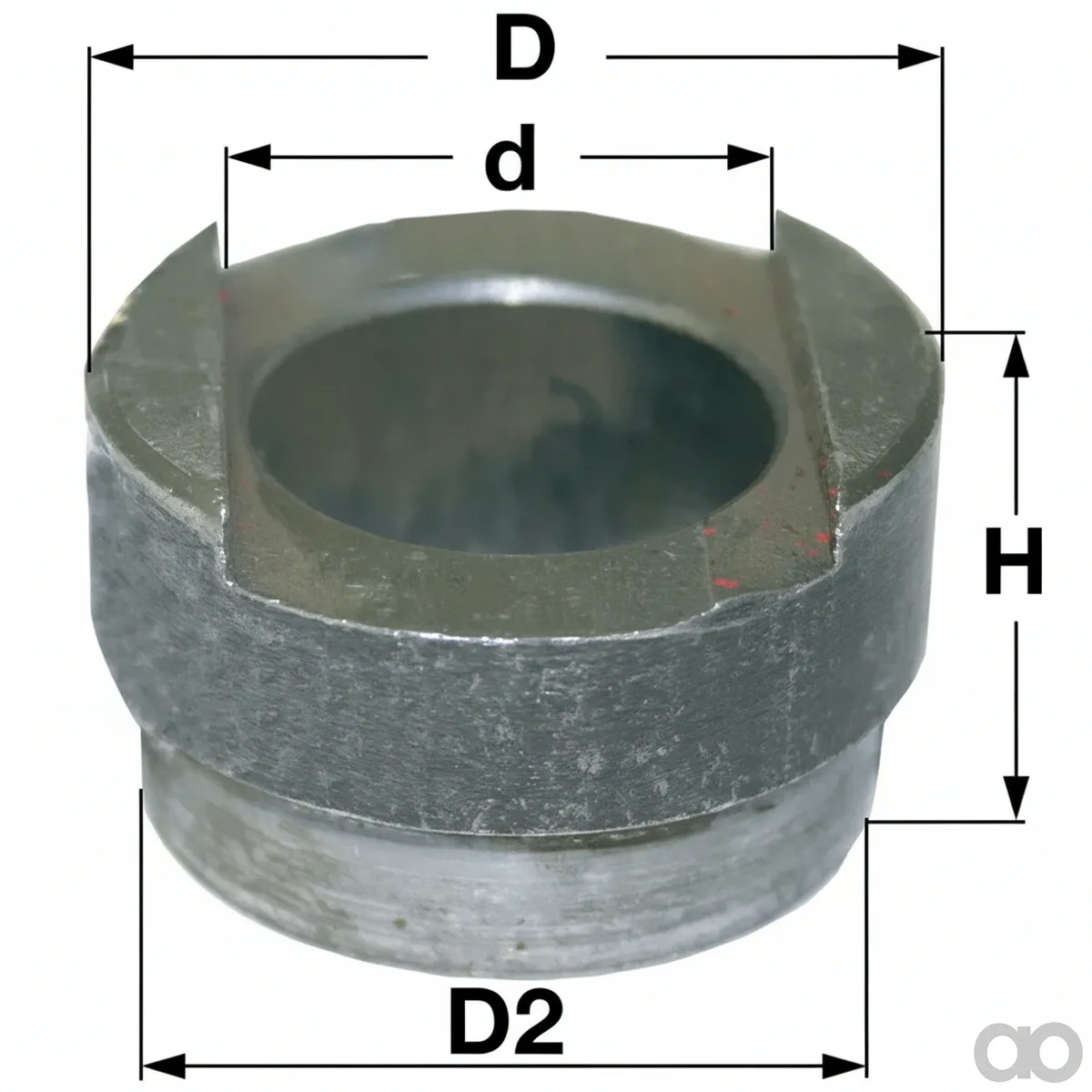 Prillinger-00183110 - Weld-on Bush 38X34 Mm with N (00183110)