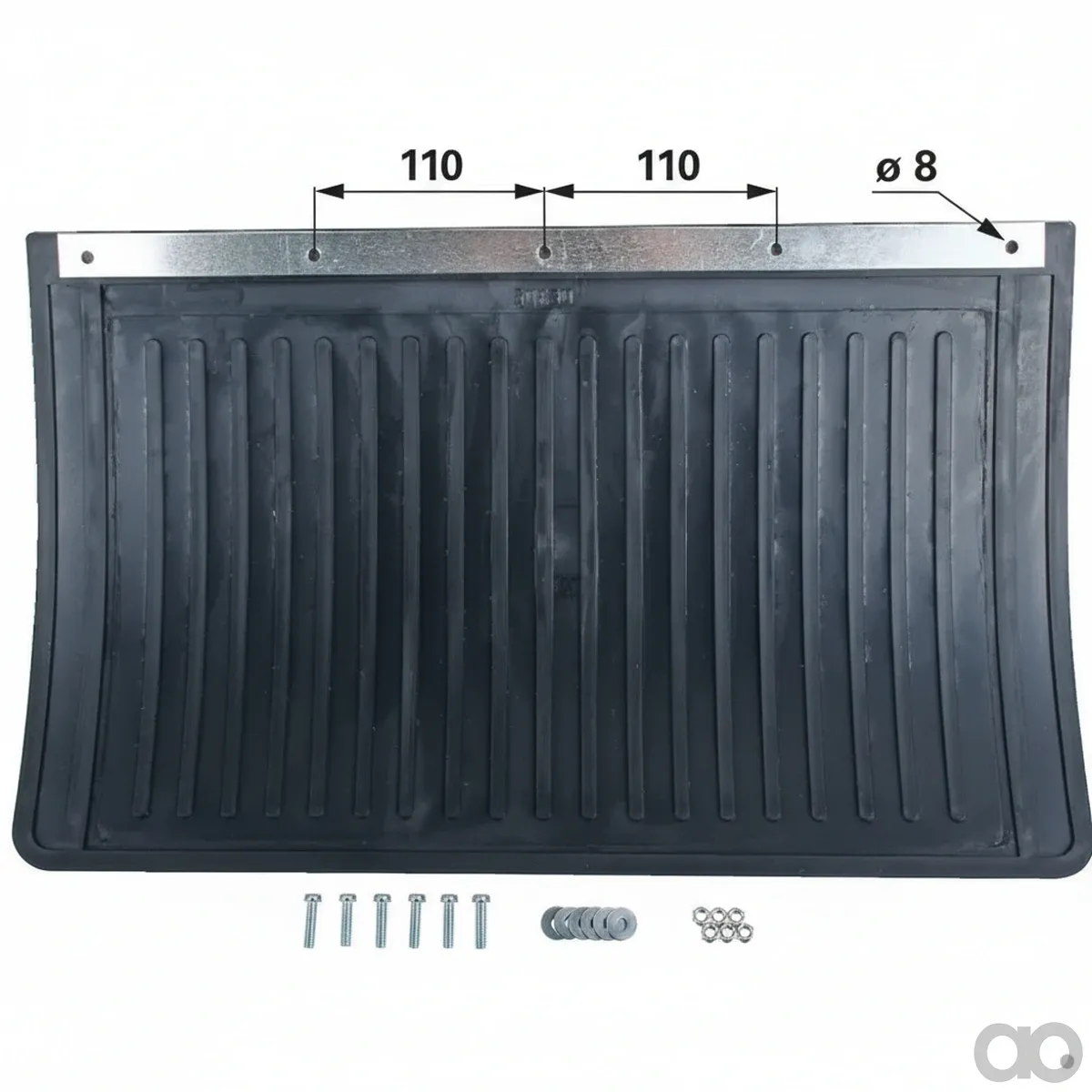 Prillinger-00186027 - Truck dirt catcher 600X300 mm with (00186027)