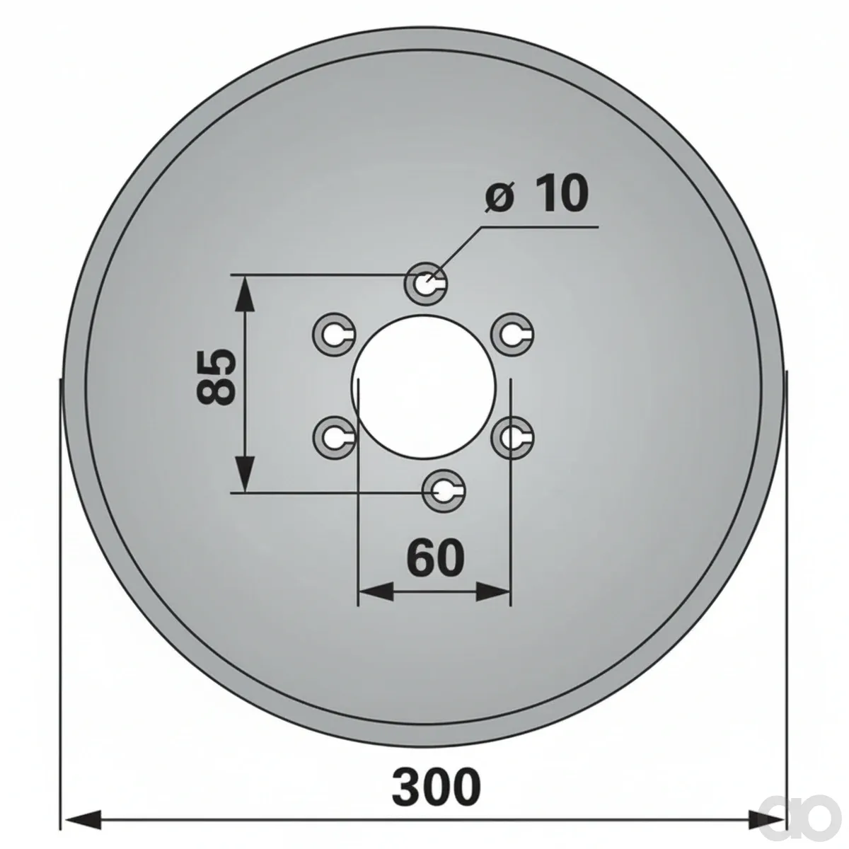 Prillinger-00212501 - Coulter disc Smooth Instead of Von (00212501)