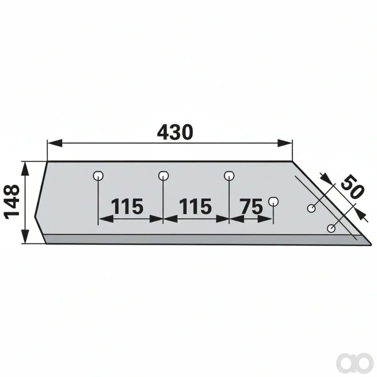 Prillinger-00216530 - Interchangeable point share right Inst (00216530)