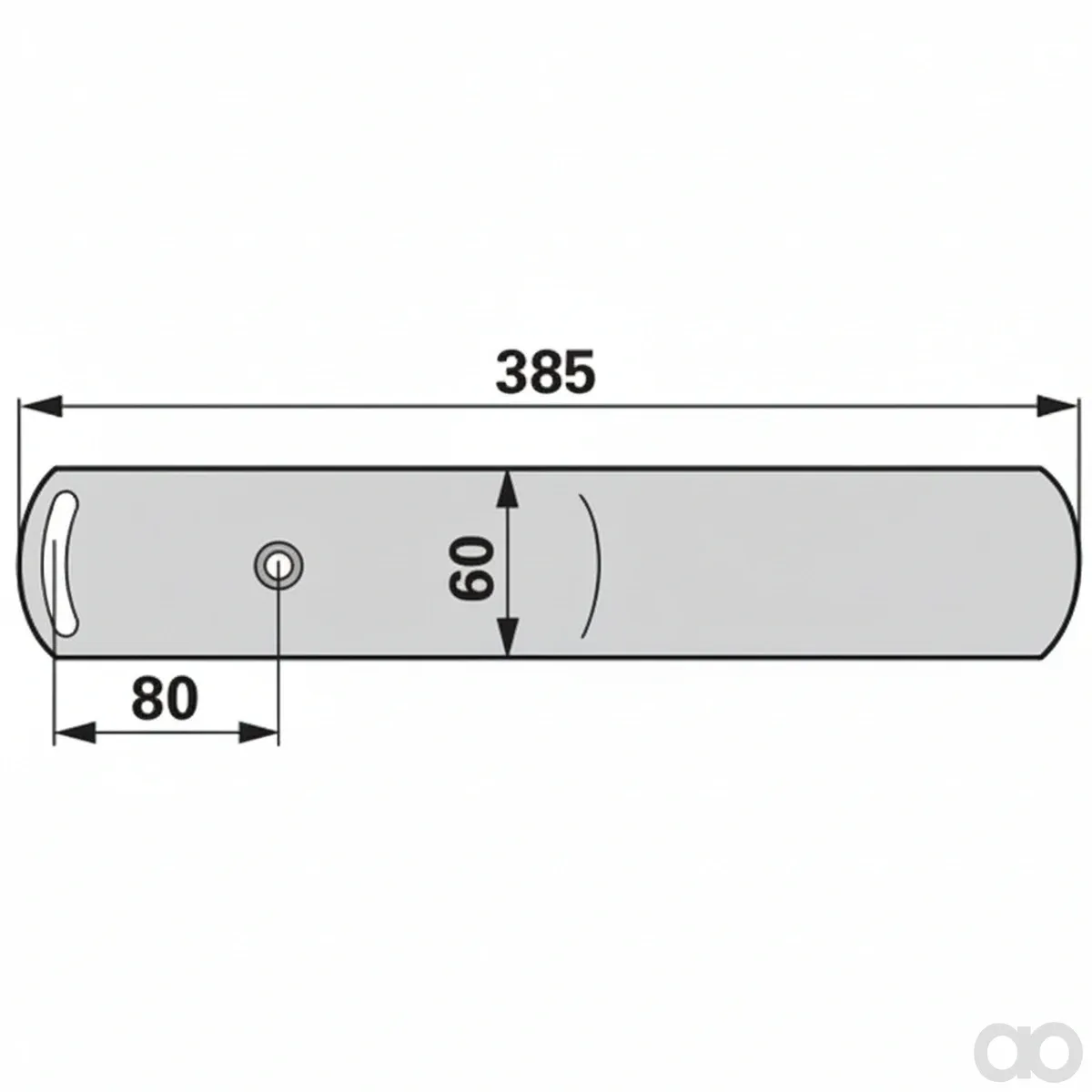 Prillinger-00216647 - Guide rail left Instead of (00216647)