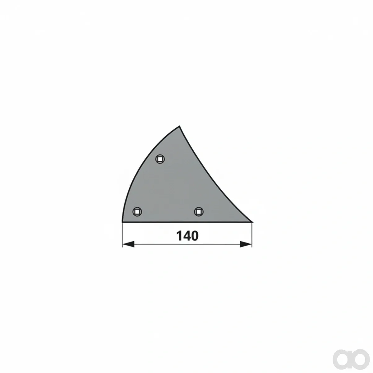 Prillinger-00218270 - Share plate edge right Instead of (00218270)
